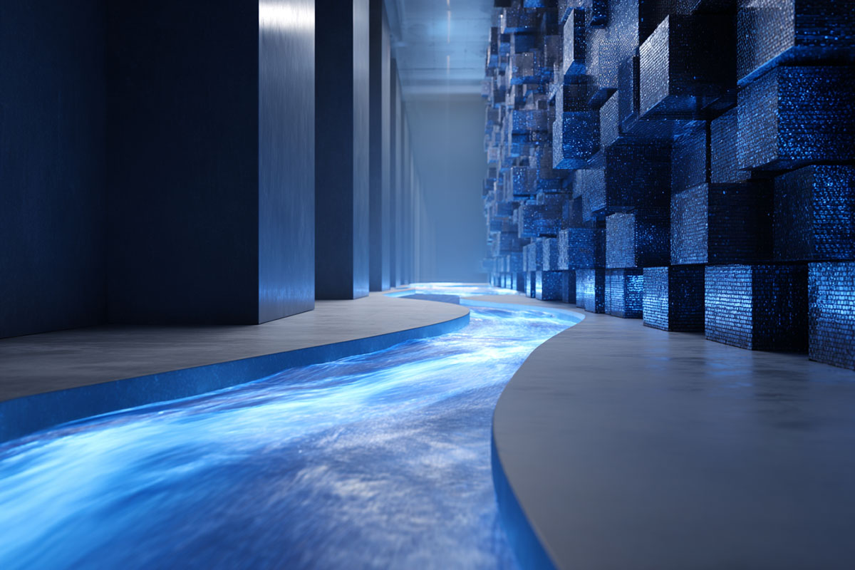 Lokaler KI-Server mit Datensicherheitssymbolik – DSGVO-konforme KI-Implementierung durch PRODOC Digital